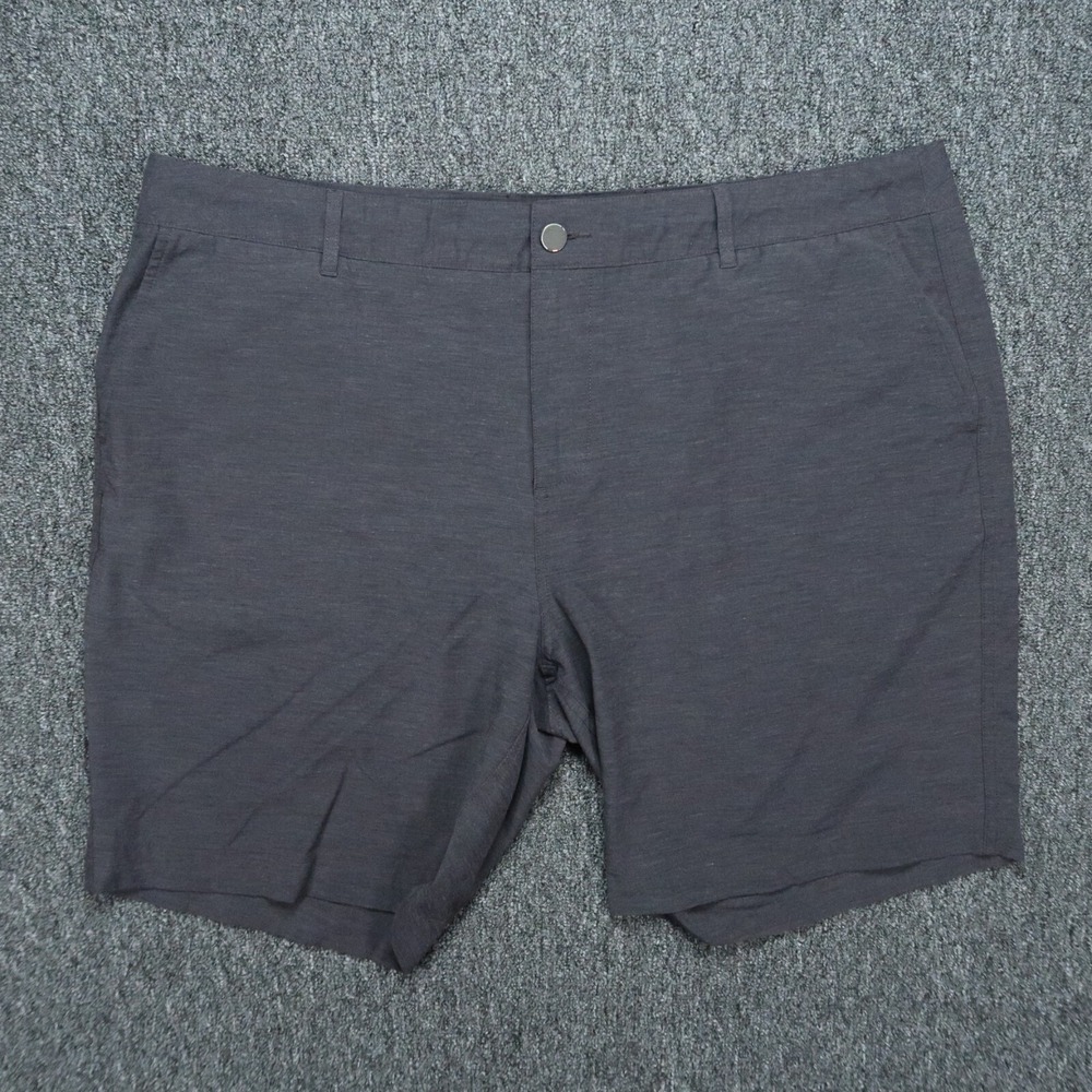 Faherty Shorts Mens 40 Gray All Day Chino Stretch Zip Pocket Lightweight
